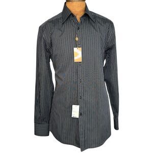 GUCCI Pointed Collar Dress Button Up L/S Shirt Men's Size 43/17  $330 MSRP